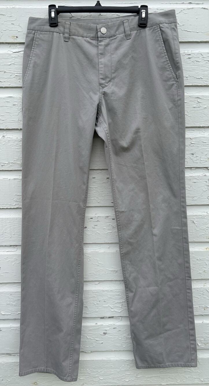 Bonobos Pants Mens 36X36 Washed Chino Pants Stone Beige Khaki Contrast Pocket
